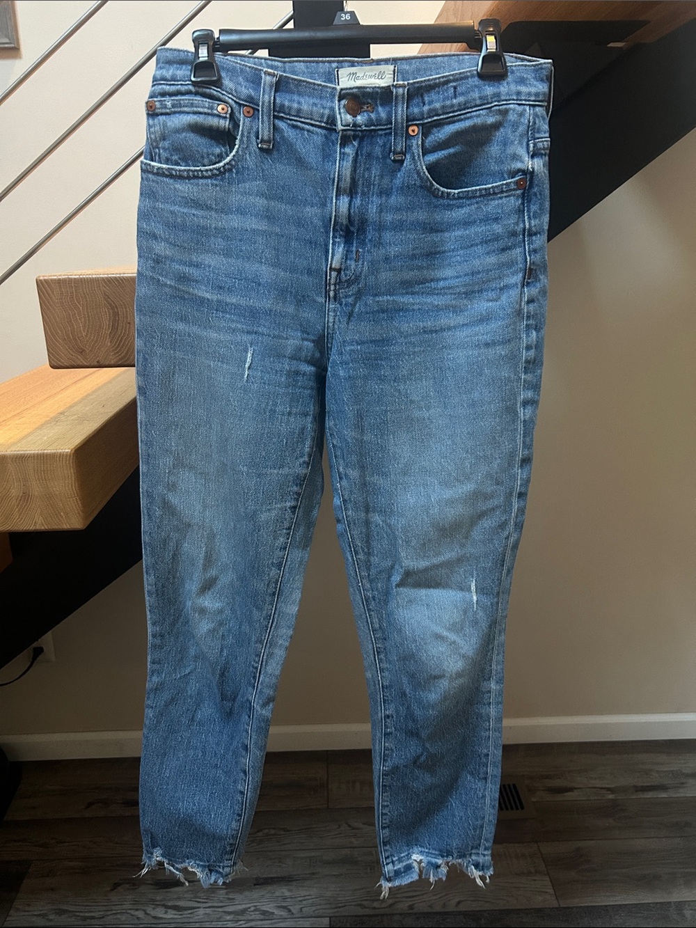 Made well The High-Rise slim crop boy Jean